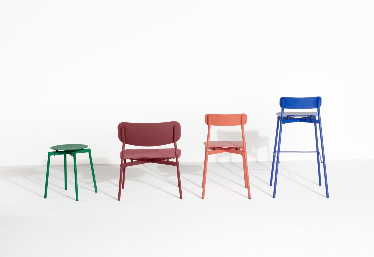 Fromme Chair stoel Petite Friture bruinrood