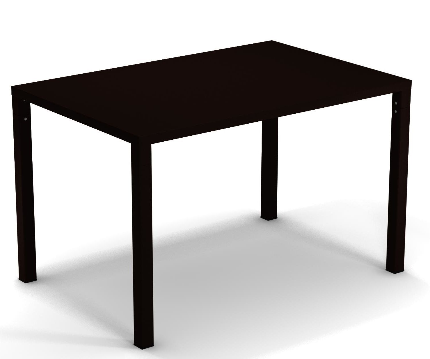Brauner Nova Tisch Outdoor von Emu, rechteckig, mit minimalistischem Design für Garten, Terrasse oder Balkon.