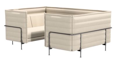 Alcove Cabin 2-zitsbank met lage rugleuning Vitra