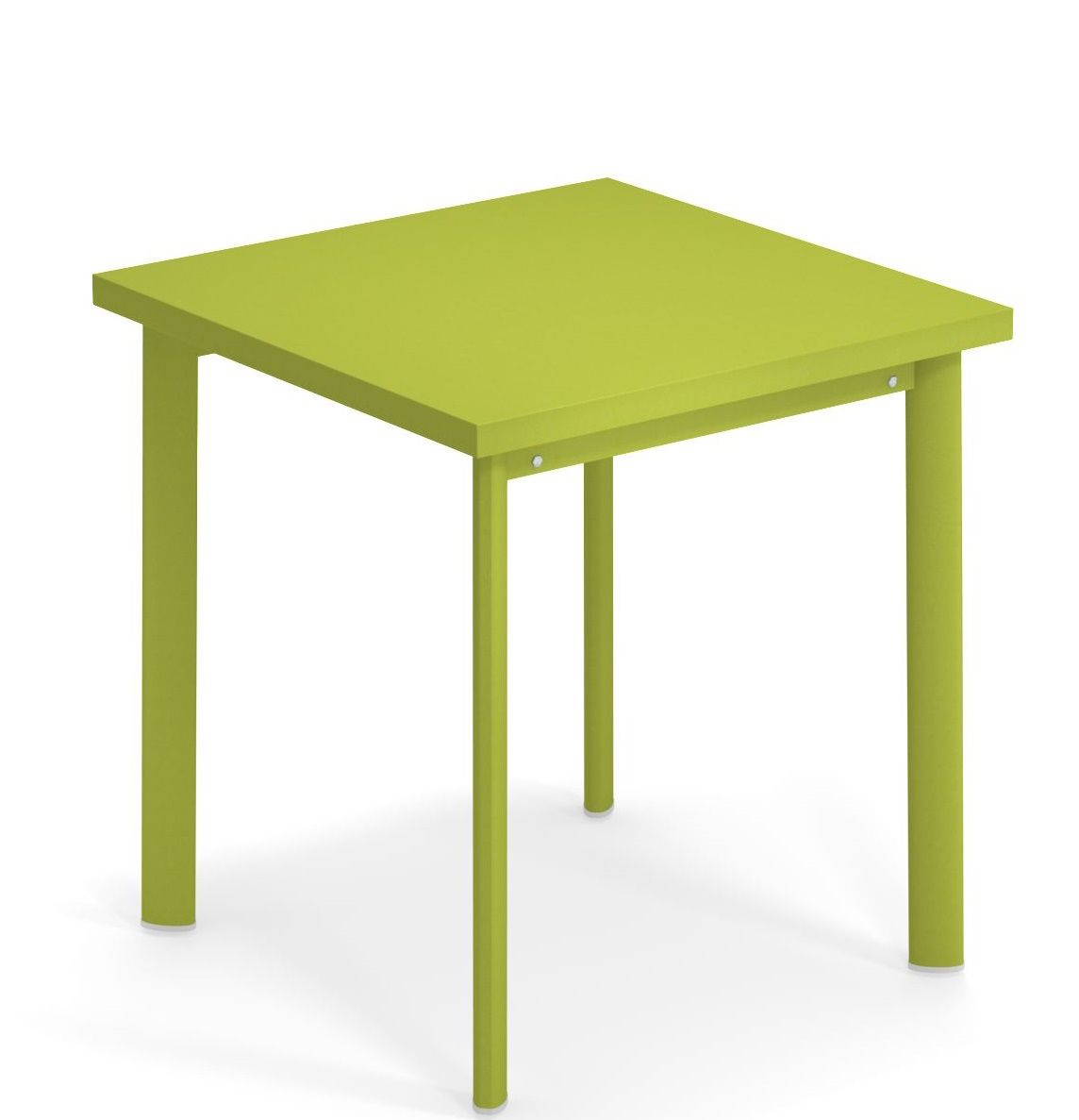 Quadratischer, hellgrüner Star Tisch von Emu für den Außenbereich, ideal für Garten, Balkon und Terrasse.
