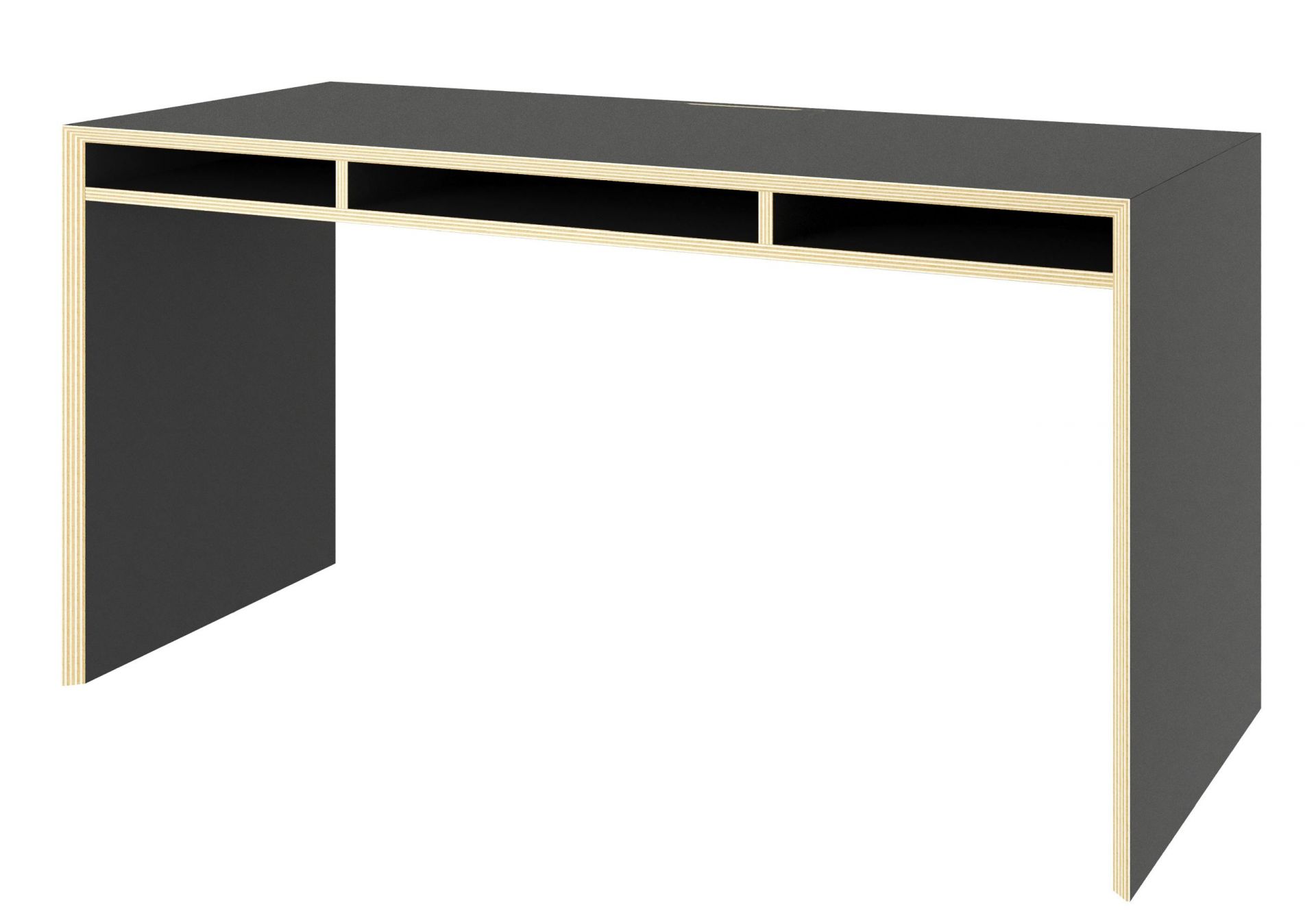 Bridge Schreibtisch von Müller Möbelwerkstätten, moderner Schreibtisch mit Stauraum, minimalistisches Design für Büro und Arbeitszimmer.