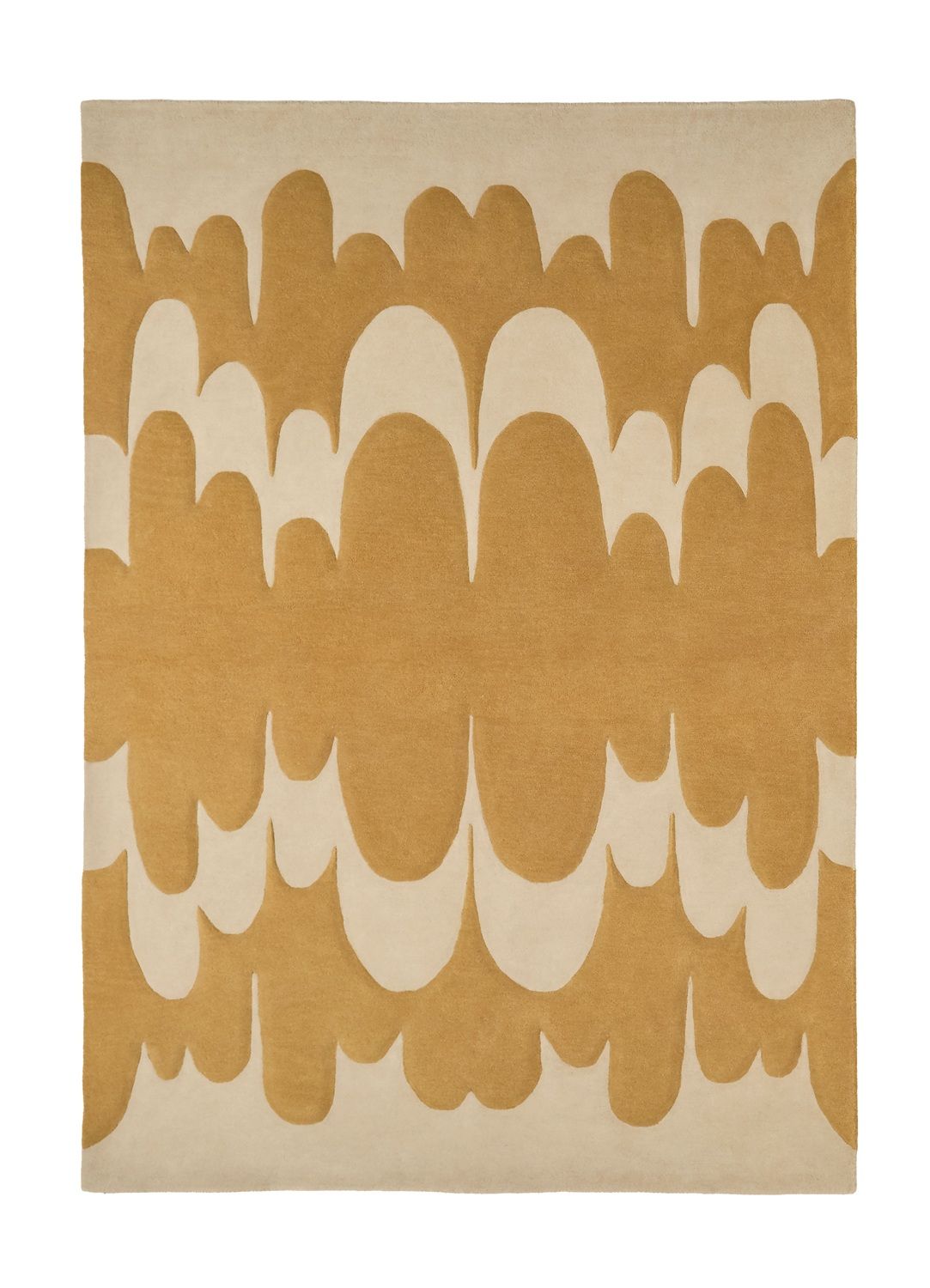 Lucia Eames Echo-tapijt Ochre Nanimarquina