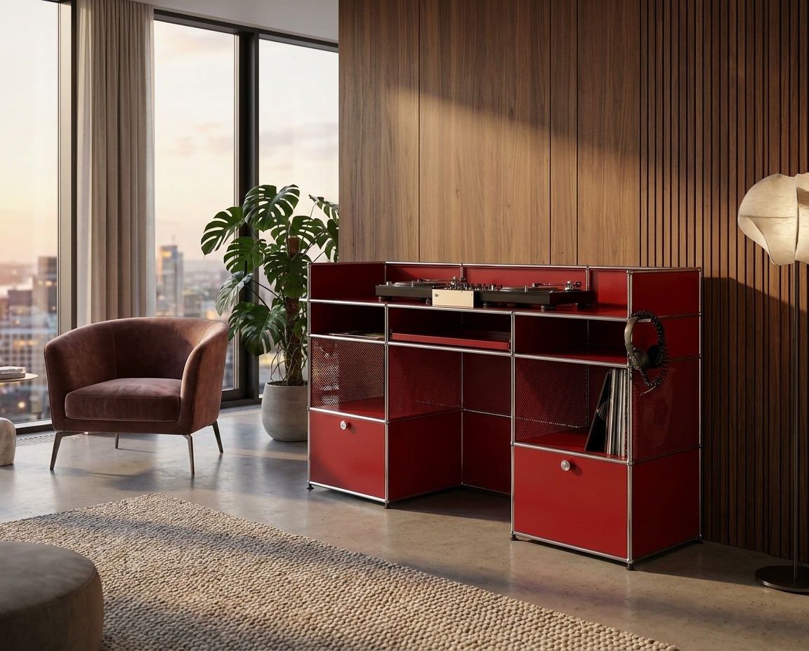 DJ-tafel staande tafel breedte 175 cm USM Haller