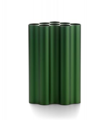 Grüne Nuage Vase von Vitra, wellenförmiges Design mit mehreren Öffnungen für Blumen. Dekorative Blumenvase.