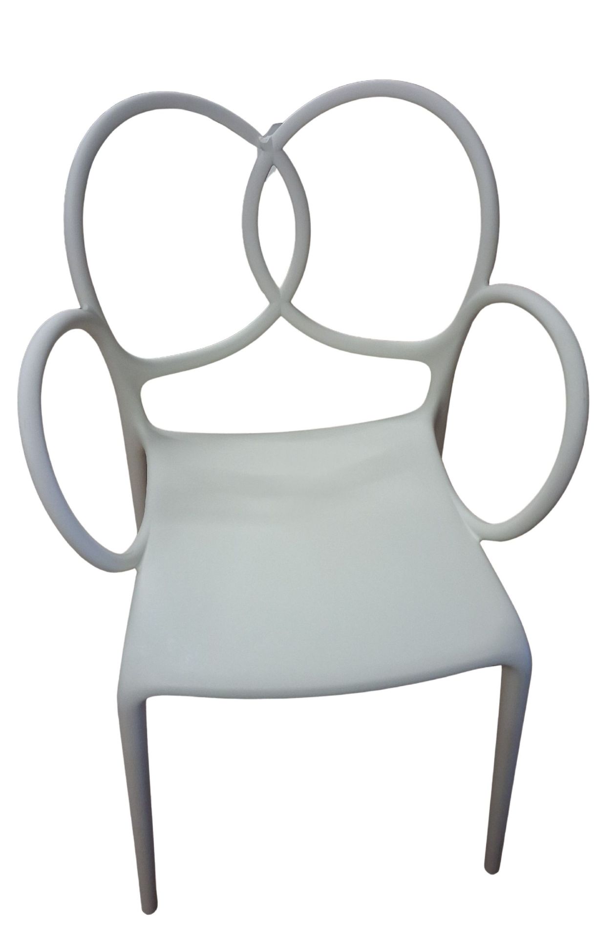 Sissi fauteuil WIT Driade EXEMPLAAR MET GEBREKEN