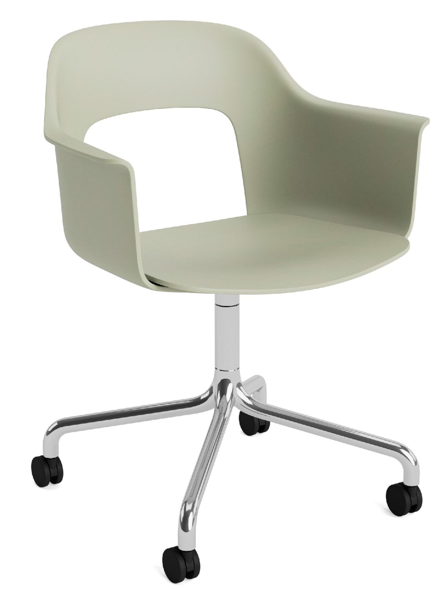 Layout fauteuil 261 met armleuningen van Hay