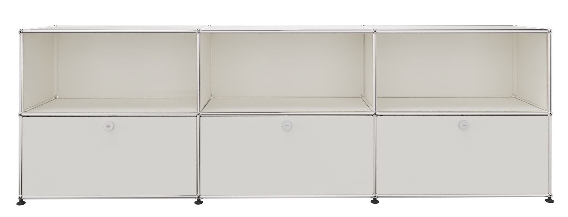 USM Haller dressoir met 3 open vakken / 3 klepdeuren