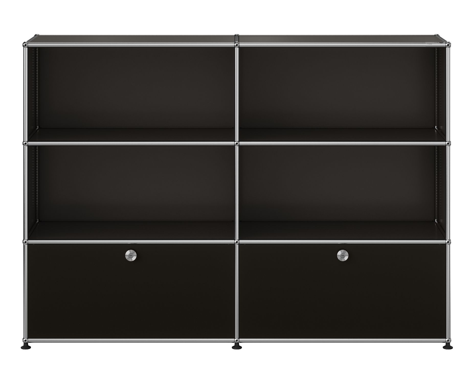 USM Haller dressoir M 65 4 open vakken / 2 kleppen