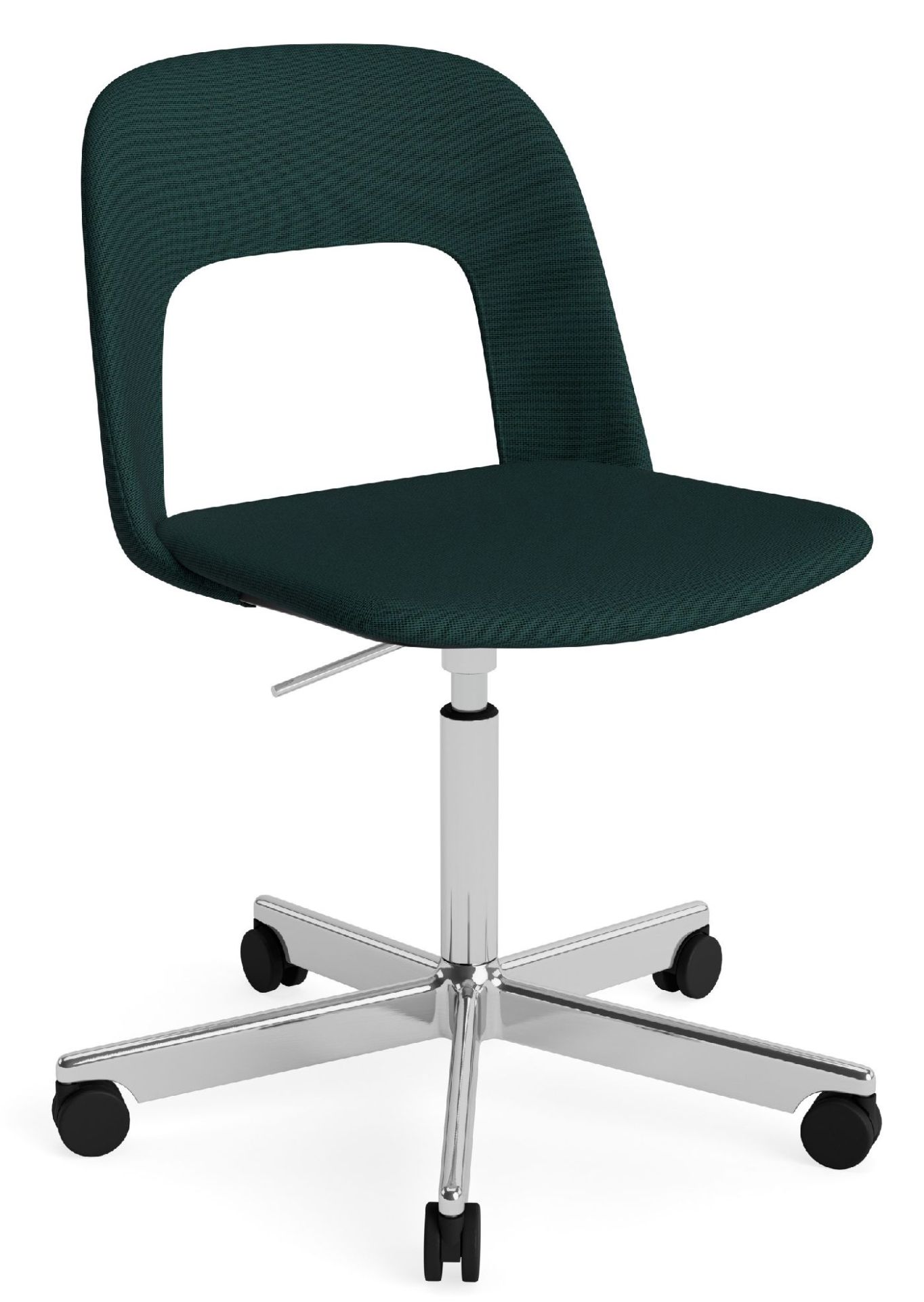 Layout Side Chair 144 stoel met vijfsterrenvoet van Hay