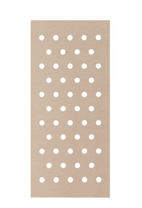 Lattenrost aus Holz mit vielen Löchern für das VALENTINA Bett 180x200 cm.