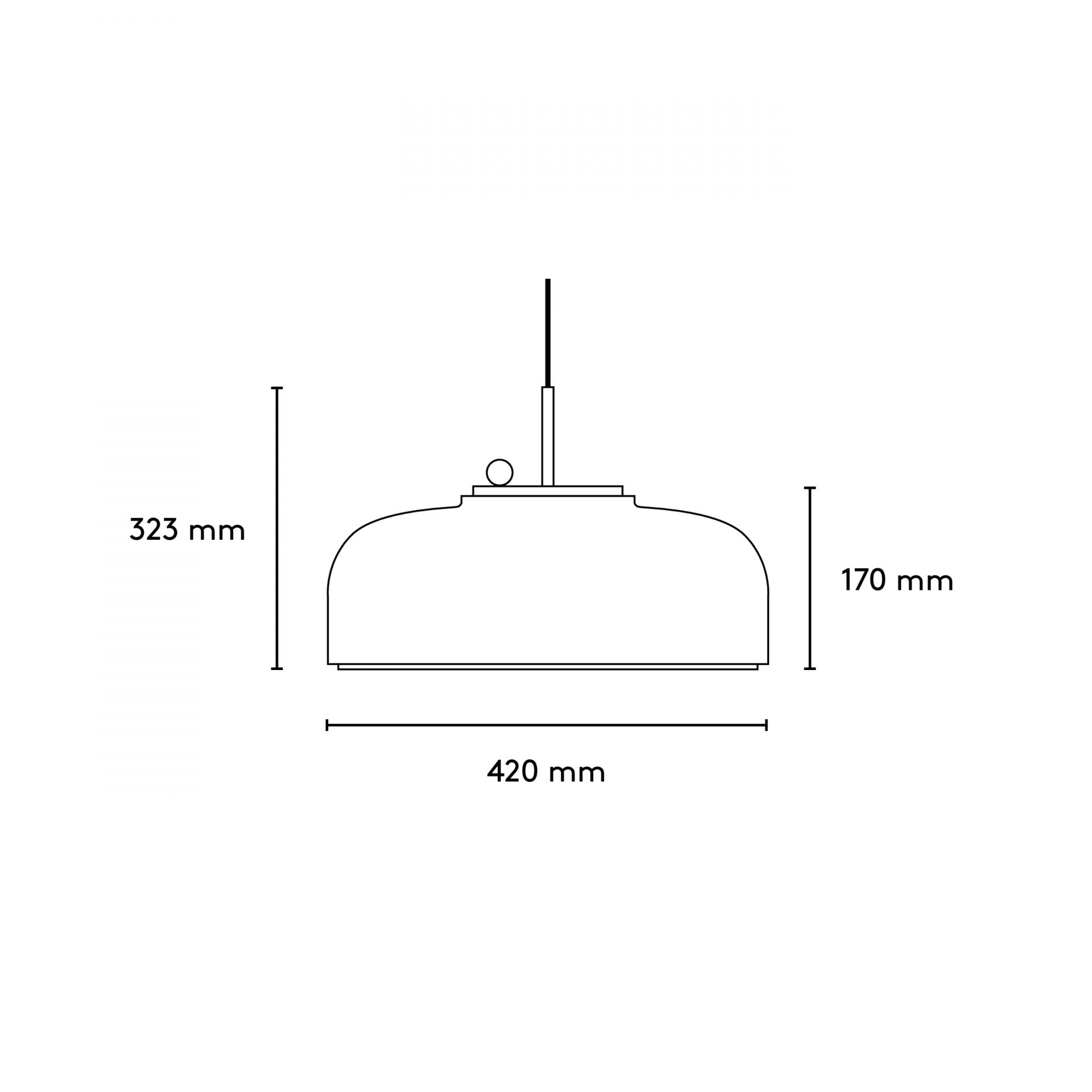 Podgy Pendant hanglamp Please wait to be seated
