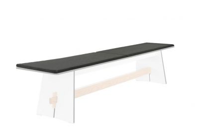 Conmoto Tension Sitzkissen beigegrau für Wangenbank, bequeme Sitzauflage für Gartenbank und Sitzbänke.