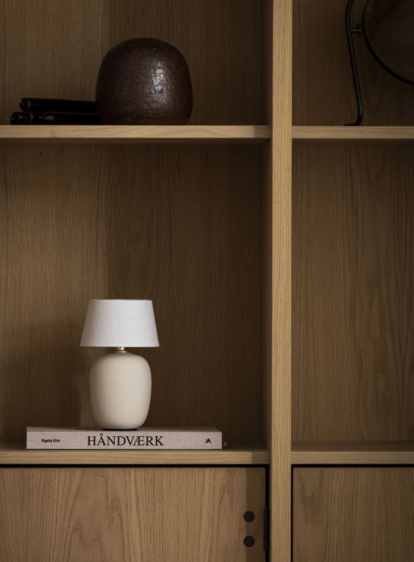 Draagbare tafellamp voor het bovenlichaam, acculamp Audo