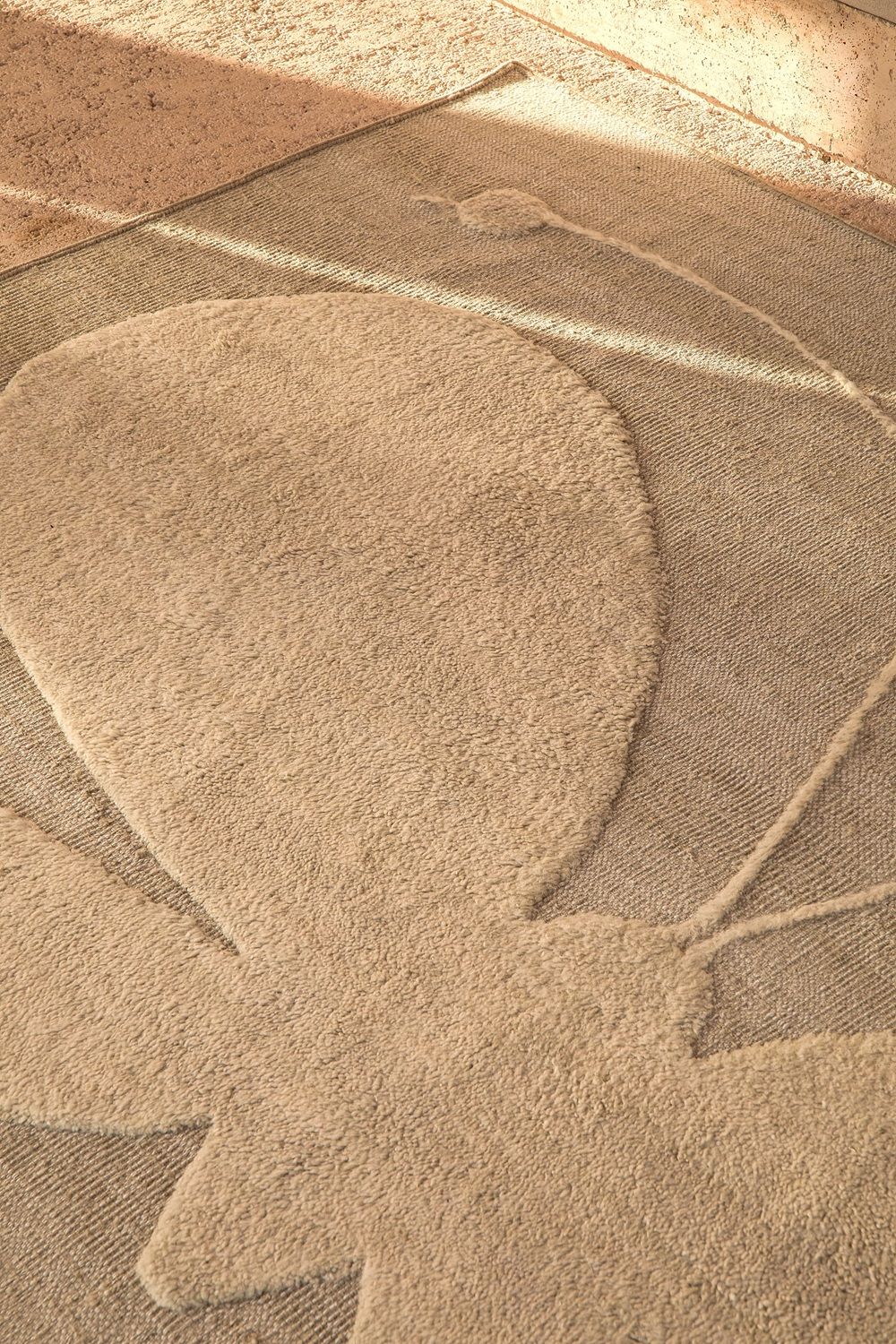Lucia Eames Butterfly Wool-tapijt van Nanimarquina