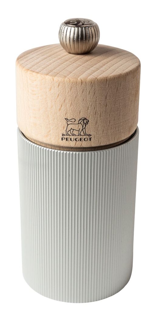 Line zoutmolen H 12 cm aluminium / naturel Peugeot 
