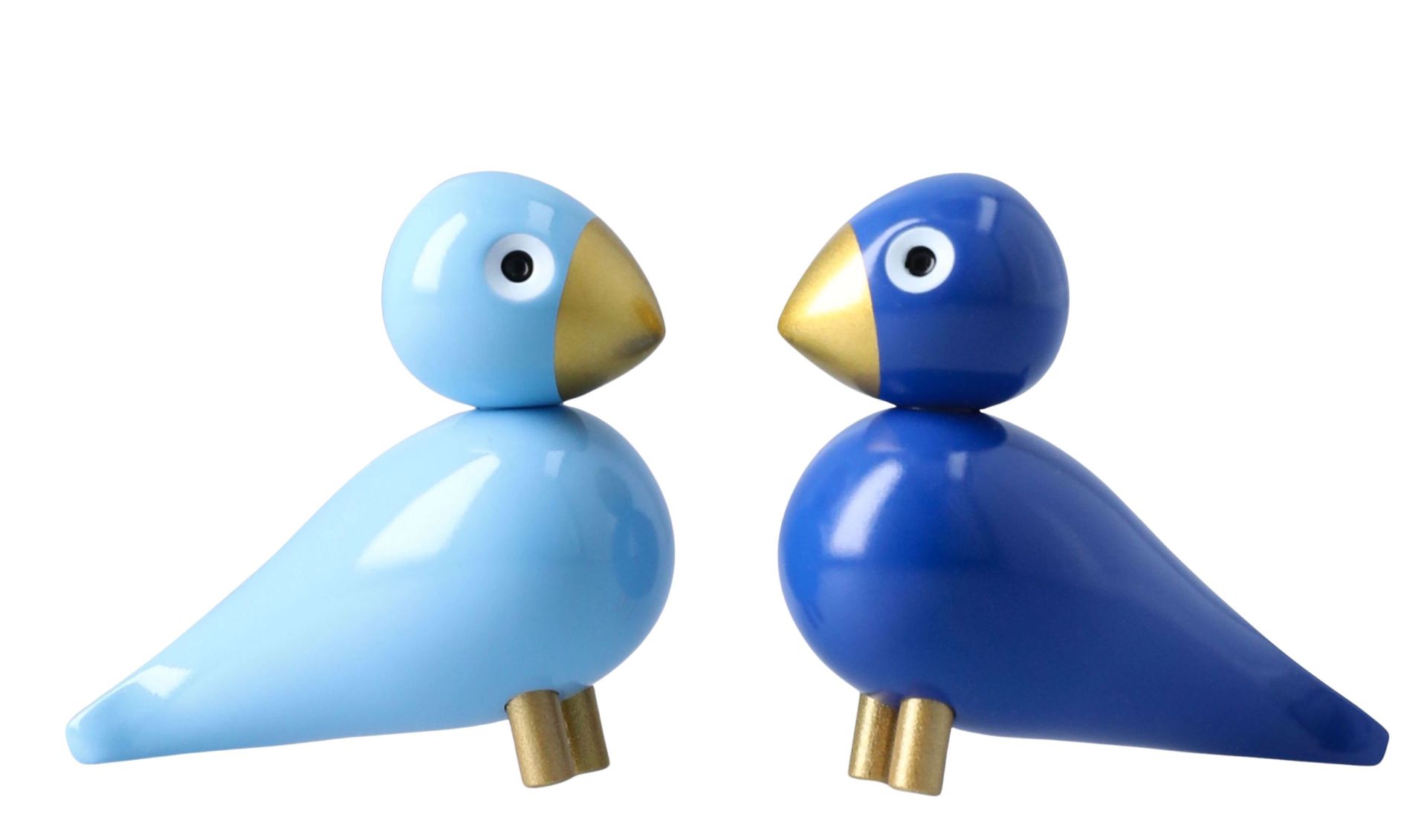 Wintervogels Liliput blauw/lichtblauw set Kay Bojesen