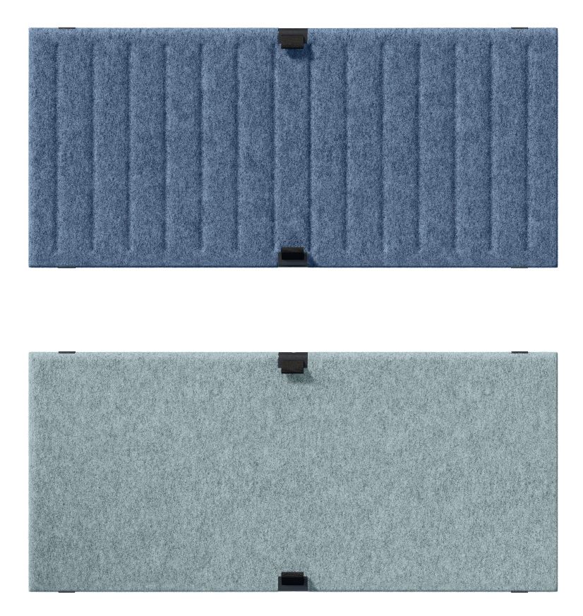 USM Haller Soft Panel Duo 750 Verticaal Blauw
