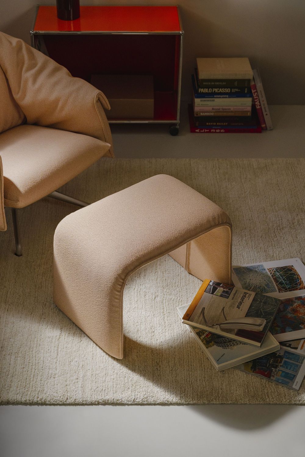 Bascule Lowback-fauteuil met bank van Vitra