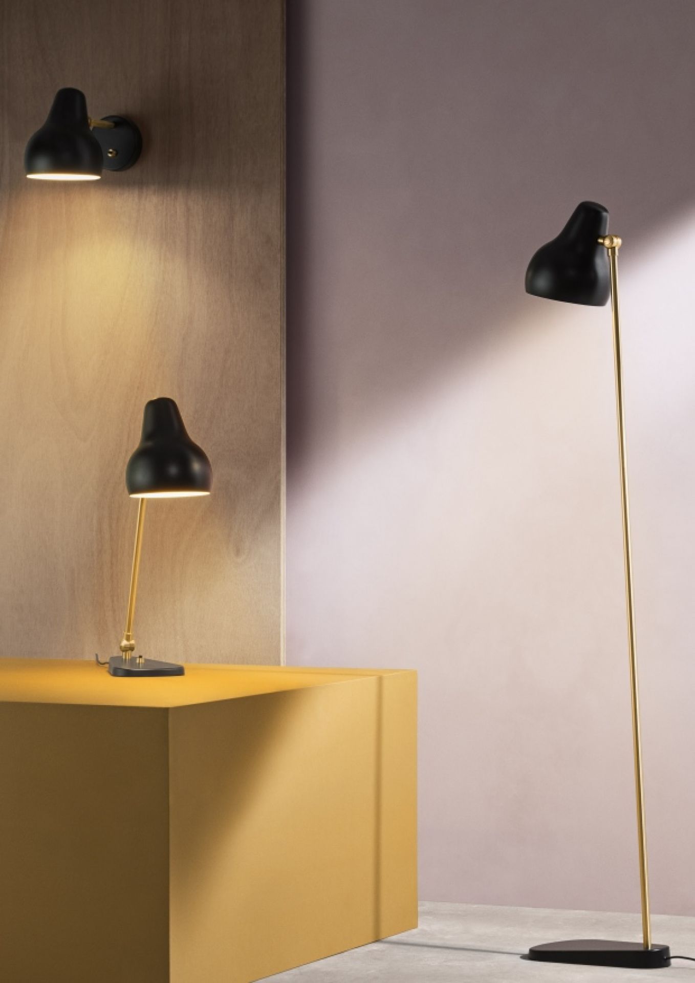VL38 staande lamp van Louis Poulsen 