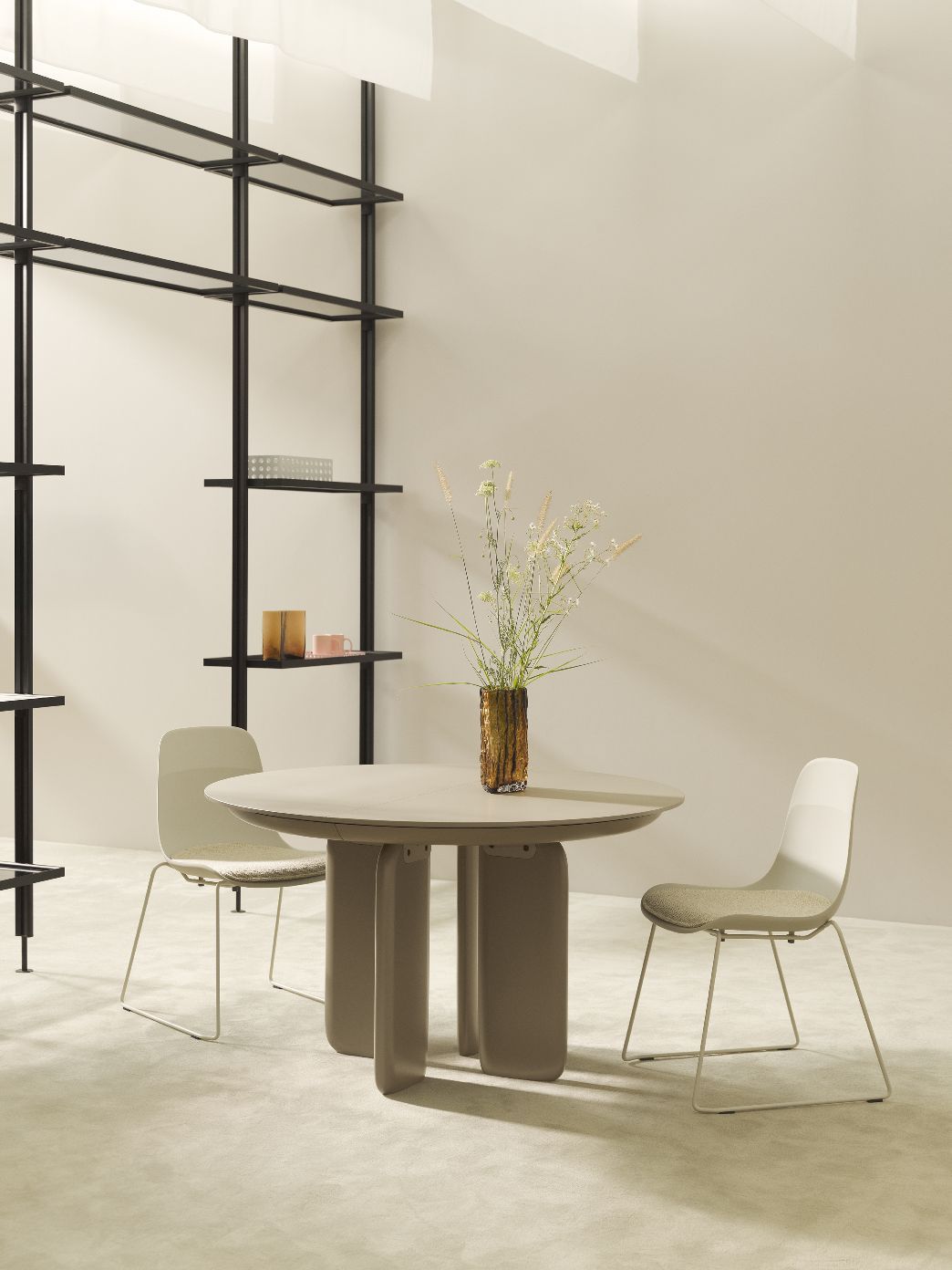 Pala-tafel (eettafel) KRISTALIA