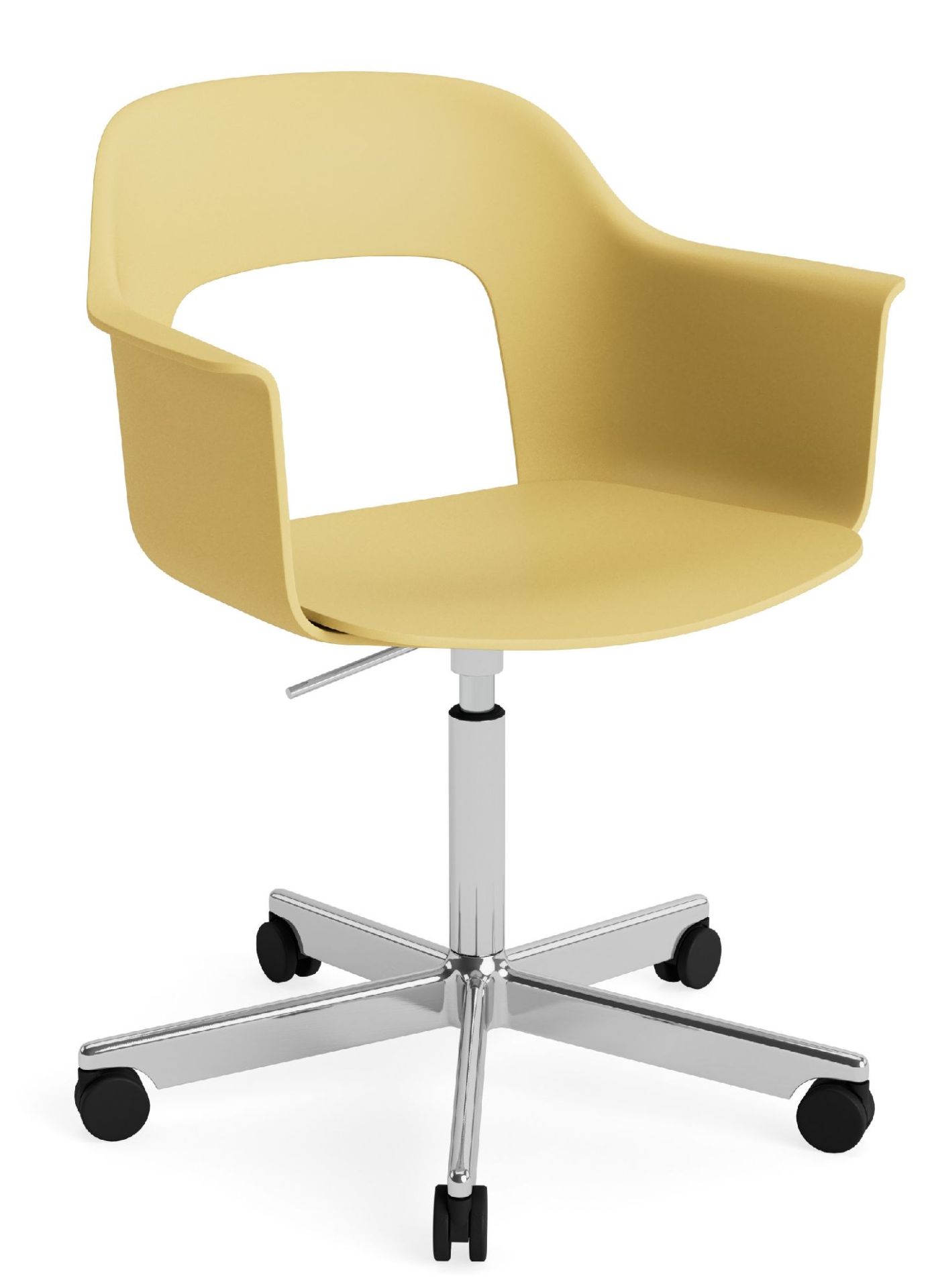 Layout Armchair 241 Fauteuil met 5-sterrenvoet, draaimechanisme met gasveer Hay
