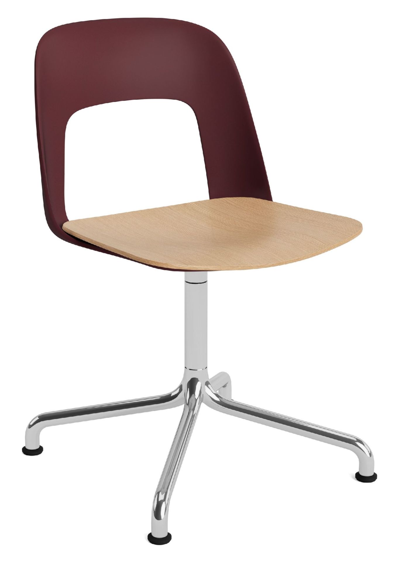 Layout Side Chair 152 draaistoel met vierpoot Hay