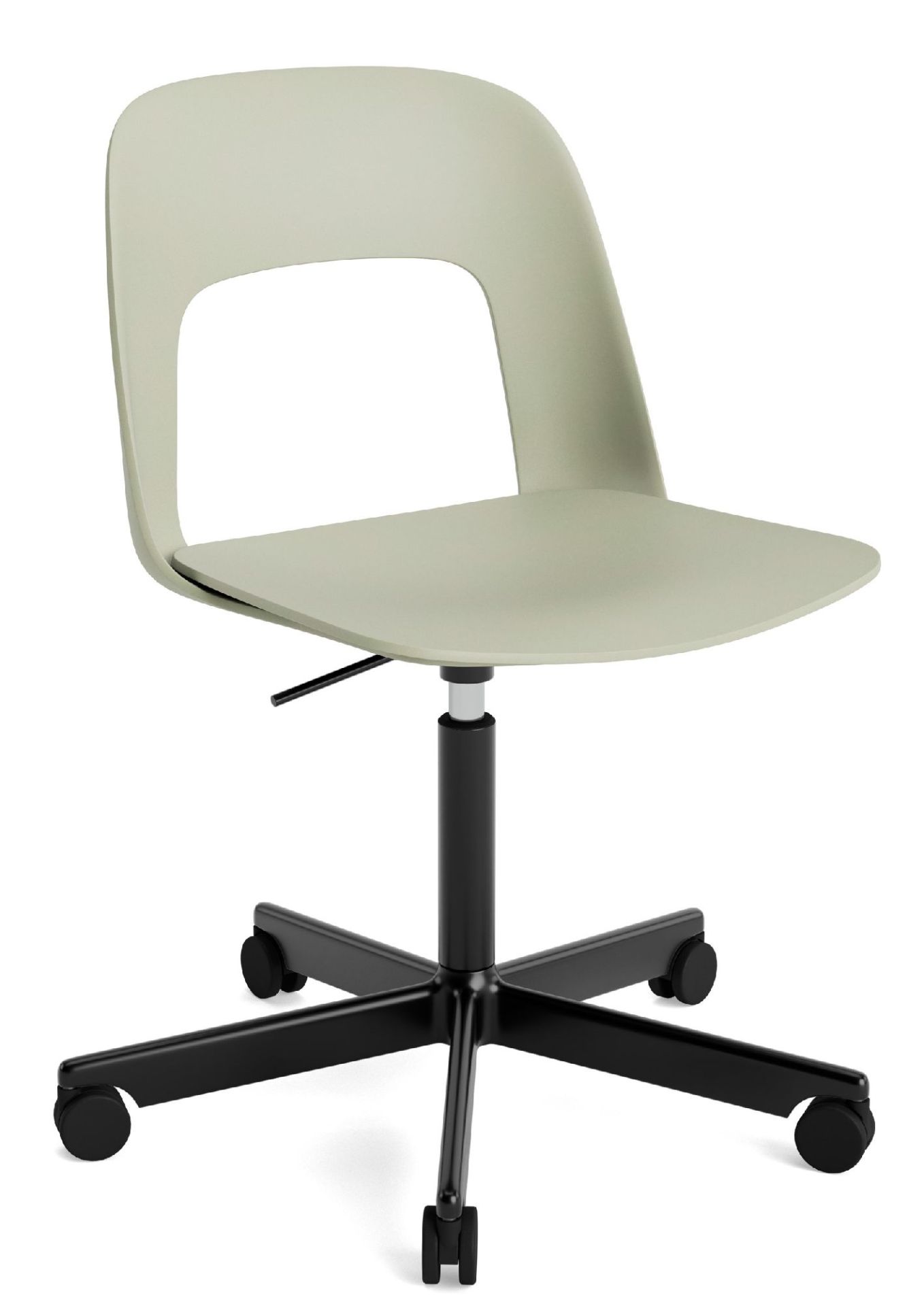 Layout Side Chair 141 stoel met vijfpotig draaivoet van Hay