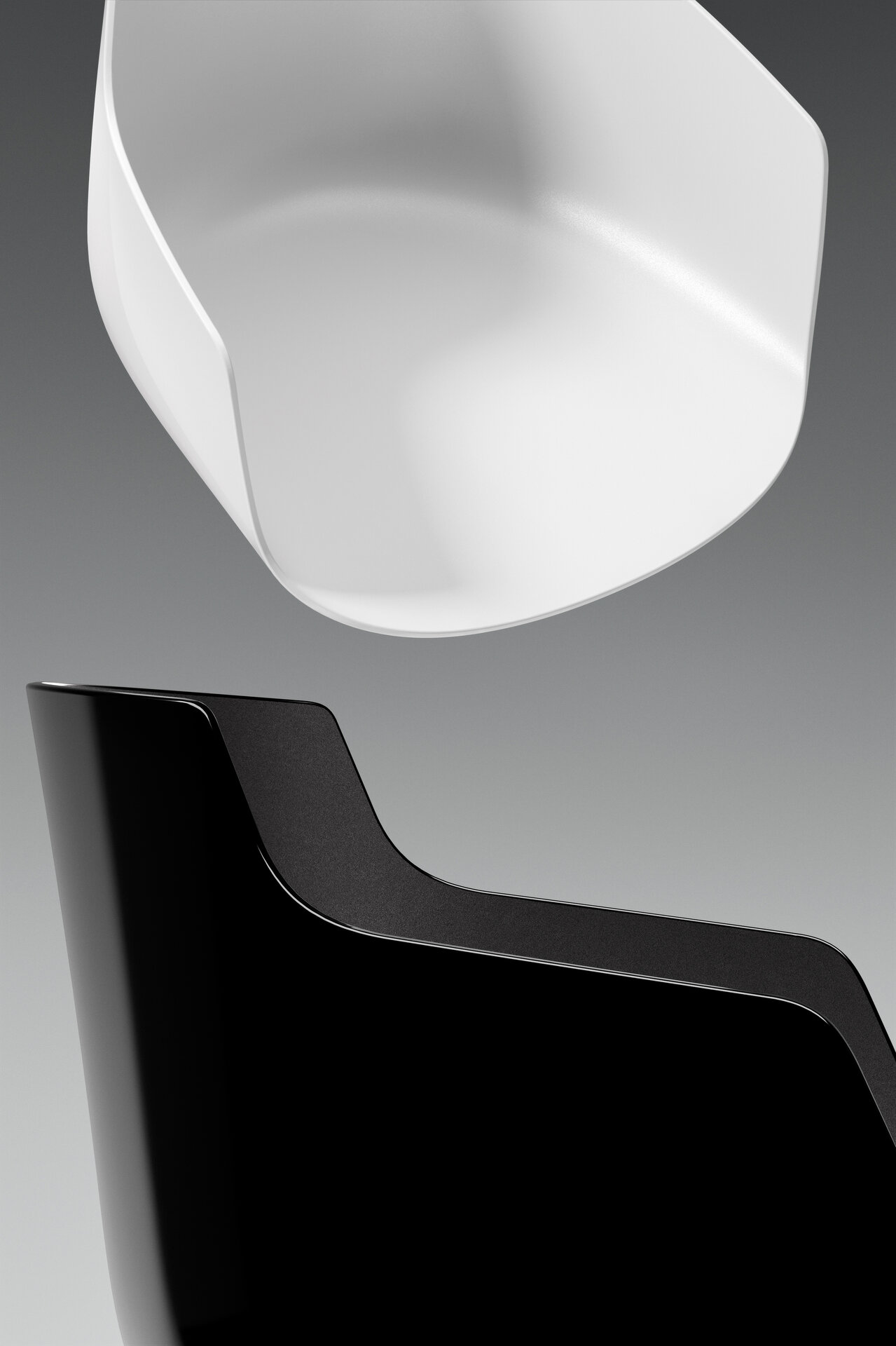 Flow Armchair, fauteuil met armleuningen van MDF Italia