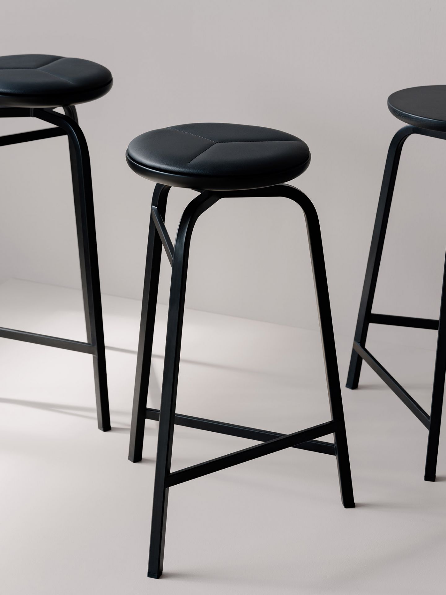 Treble barkruk zwart Northern