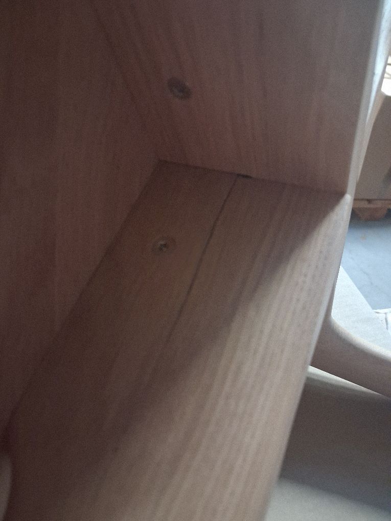 Slab Side Chair, eiken naturel, Tom Dixon, EXEMPLAAR MET GEBREKEN