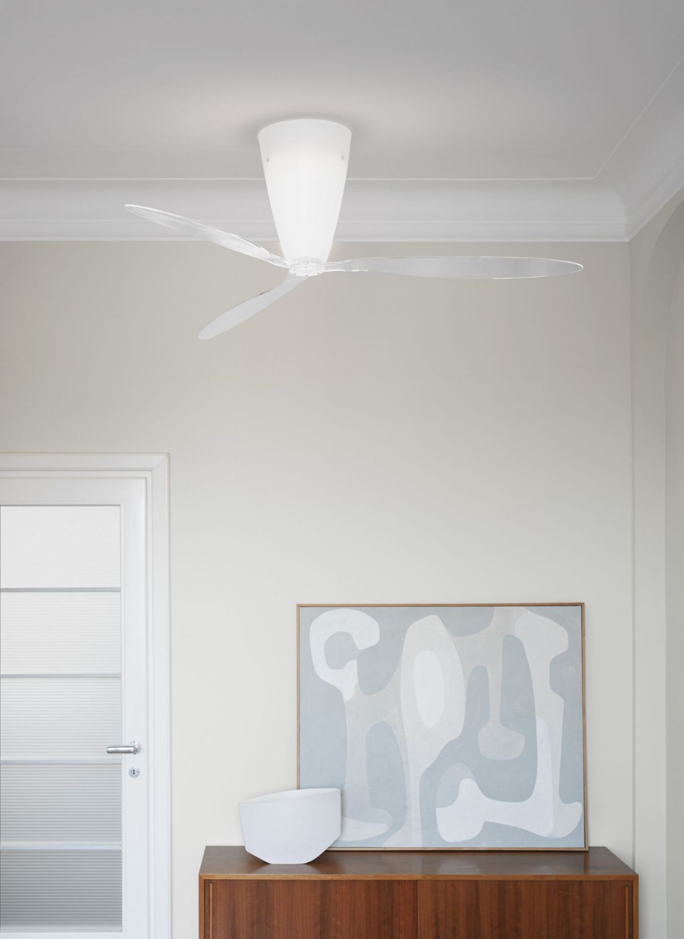 D28 Blow plafondlamp en ventilator van Luceplan