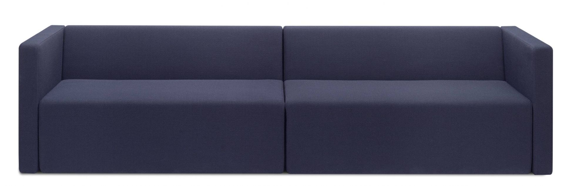 SF06 Kerman Modulsofa von e15 in blau, modernes Design für Wohnzimmer und Lounge.