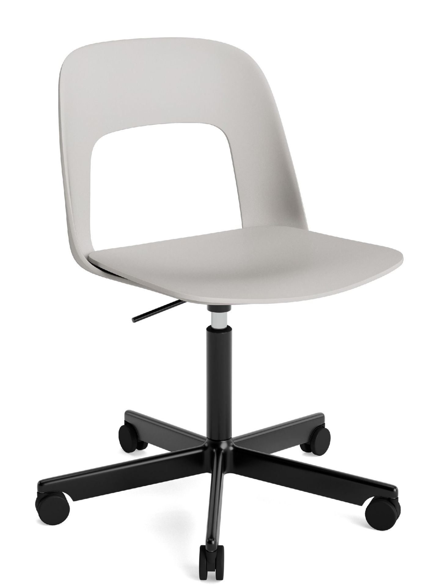 Layout Side Chair 141 stoel met vijfpotig draaivoet van Hay