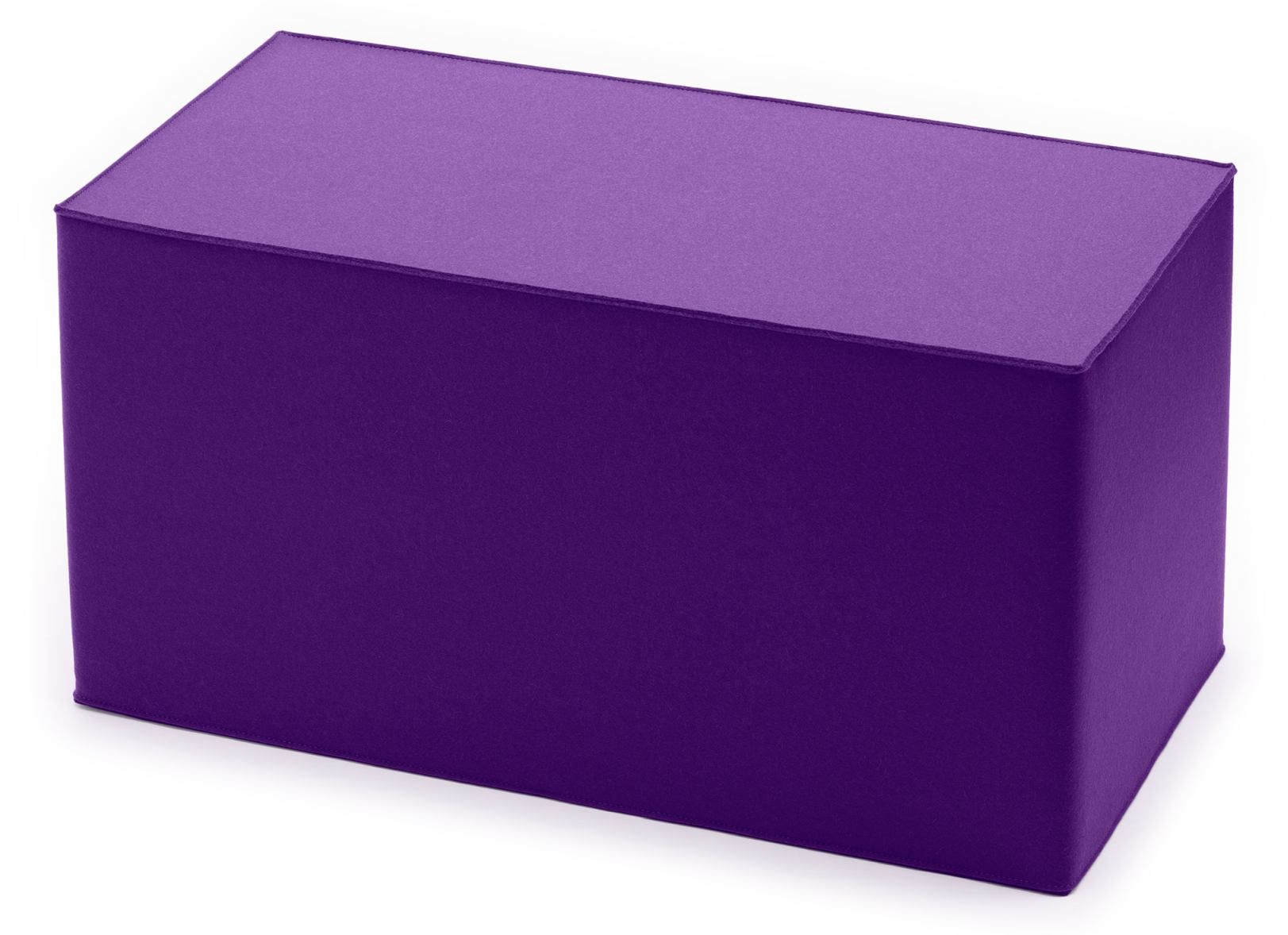 Lila Quader Sitzmöbel Hocker von HEY-SIGN by BWF Group, moderner Sitzwürfel für Wohnzimmer und Büro.