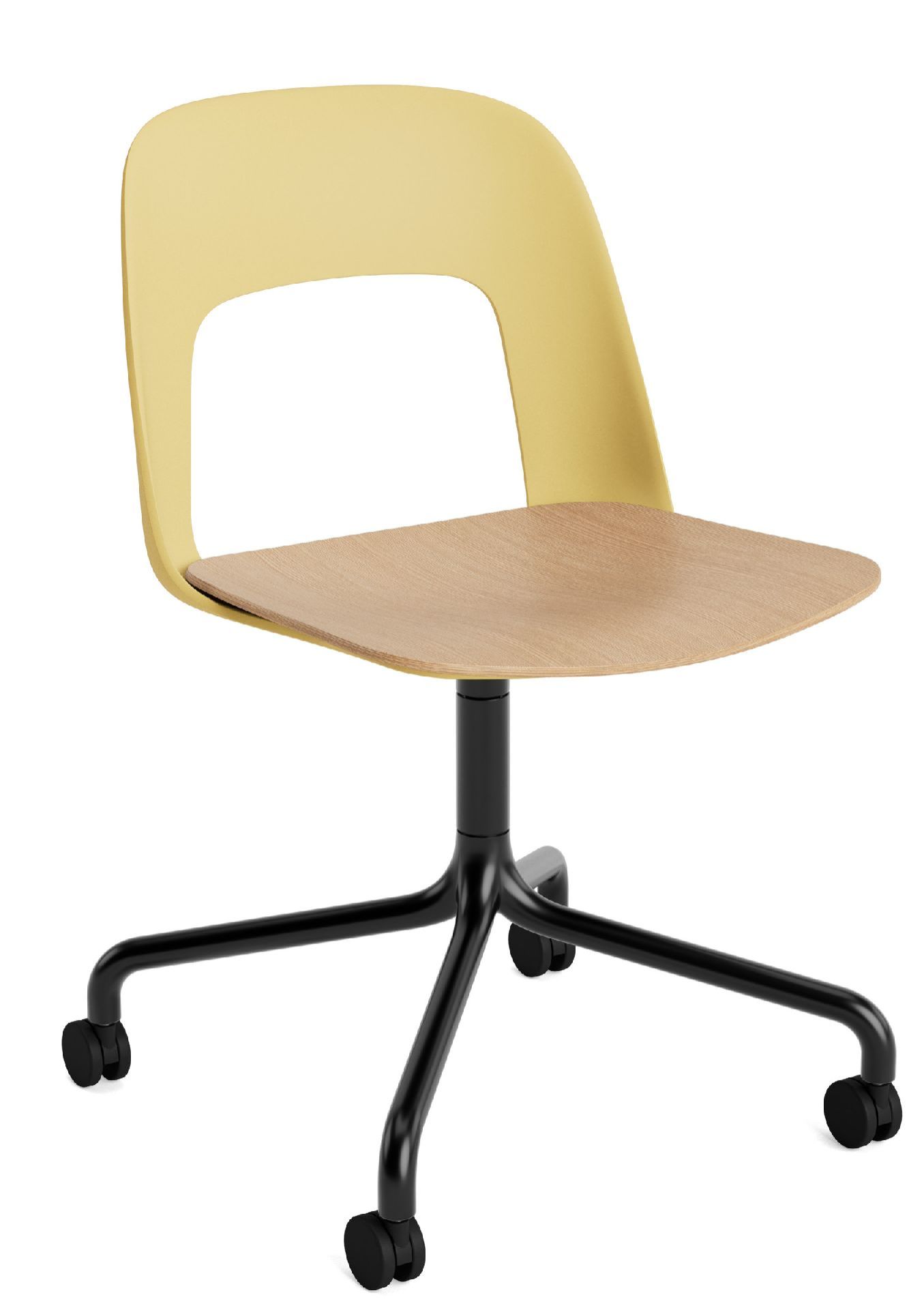Layout Side Chair 162 draaistoel met vierpoot Hay