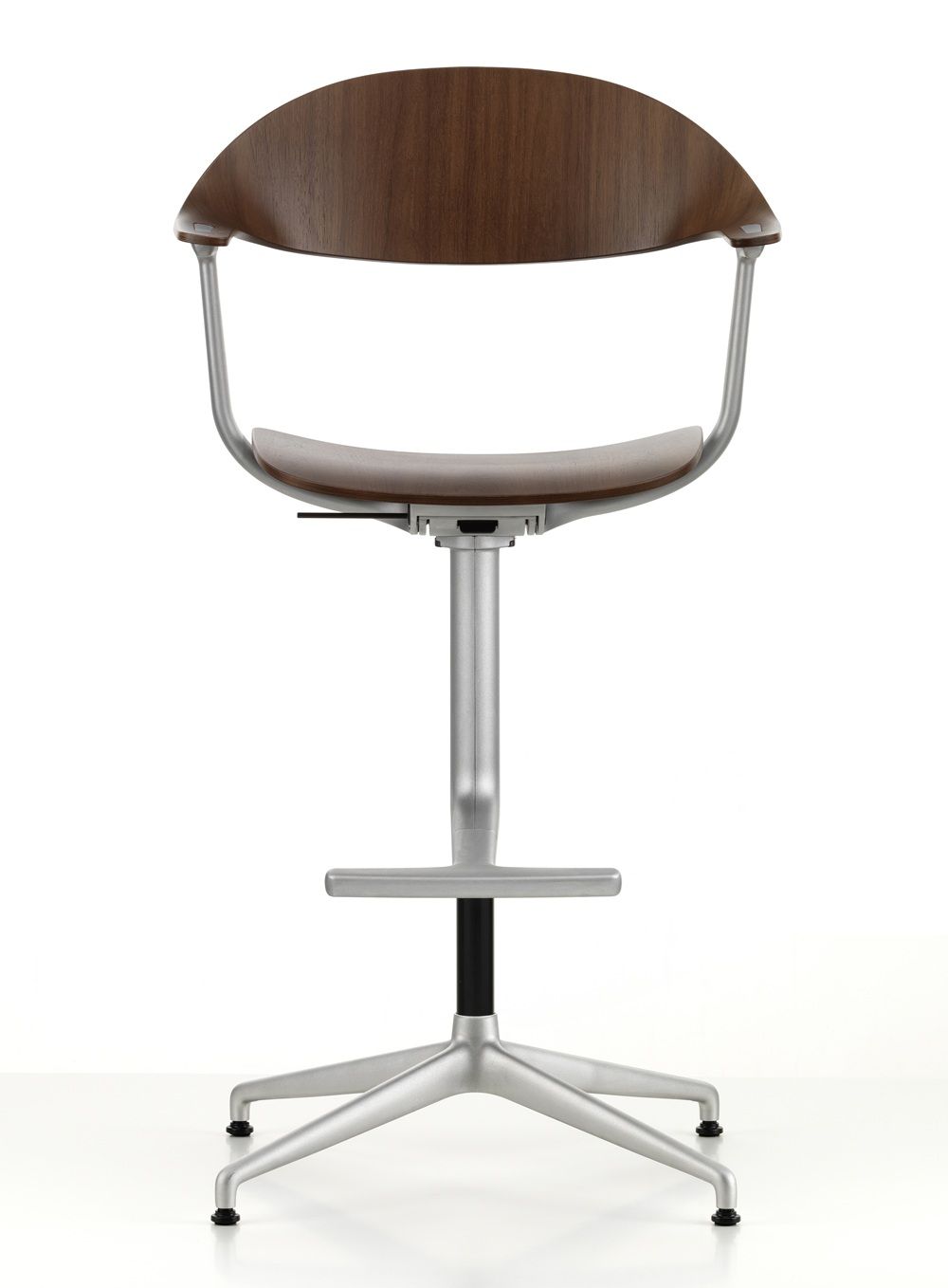 Mynt High Bureau draaistoel zitting/rugleuning multiplex Vitra