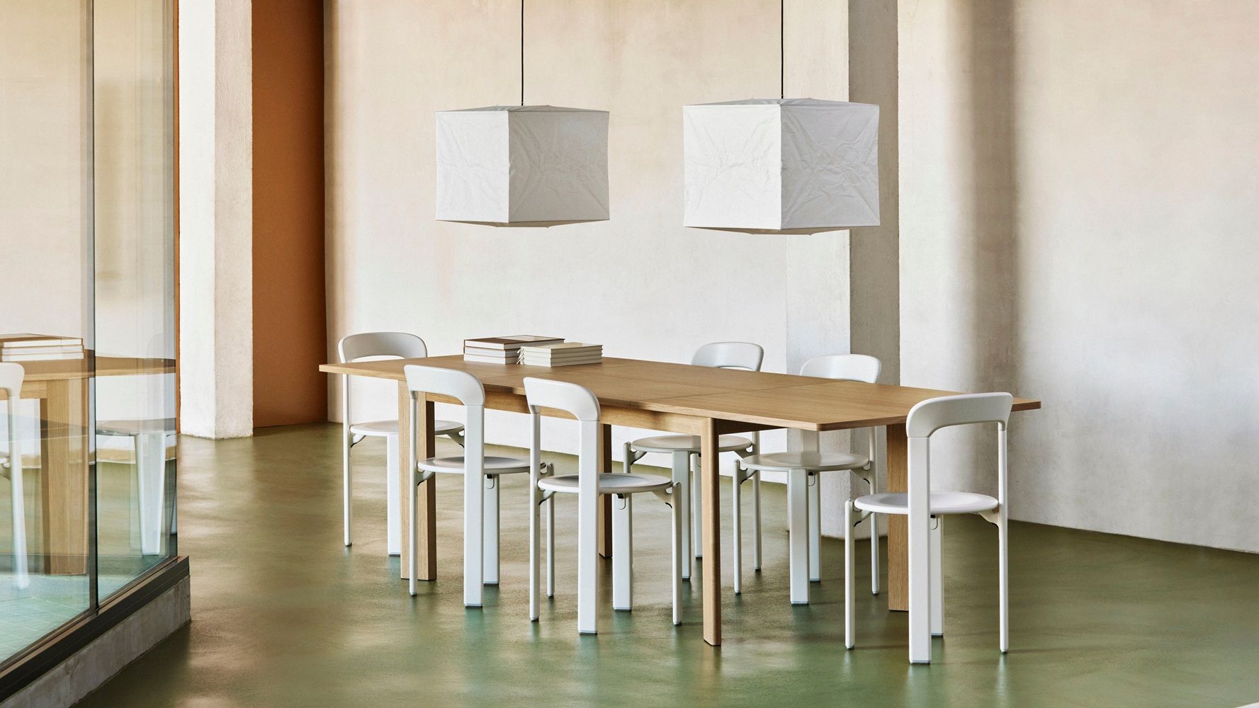 Paper Shade CUBE Classic white Lampenkap Hay