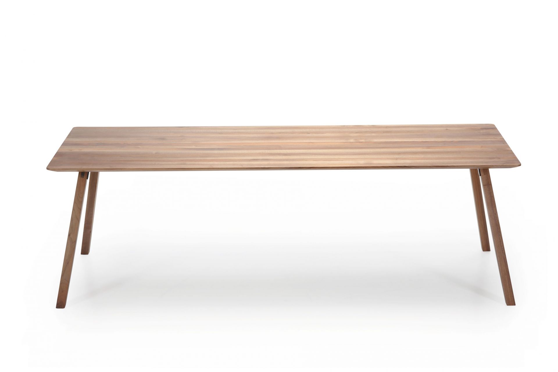 Monk Tisch von Prostoria, Esstisch aus Holz mit schlichtem Design und vier Beinen.