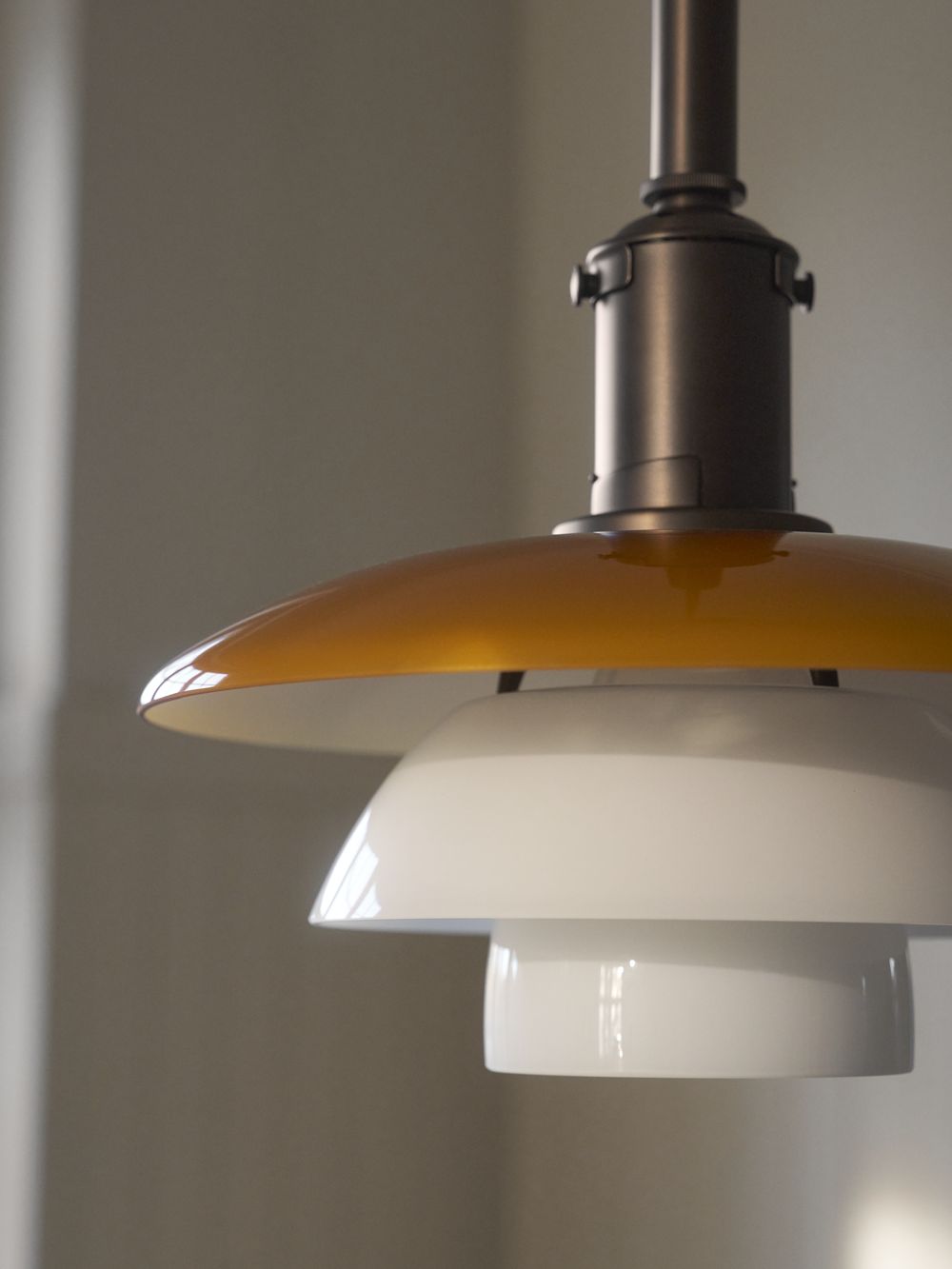 PH 3/3 Hanglamp Centenary Edition Amber/Opal White Louis Poulsen