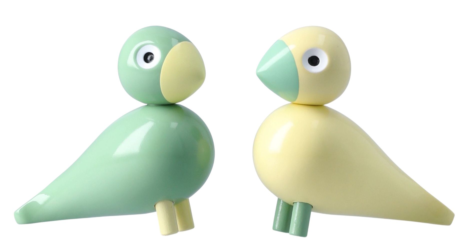 Paasvogels 2026 Liliput geel/groen set Kay Bojesen