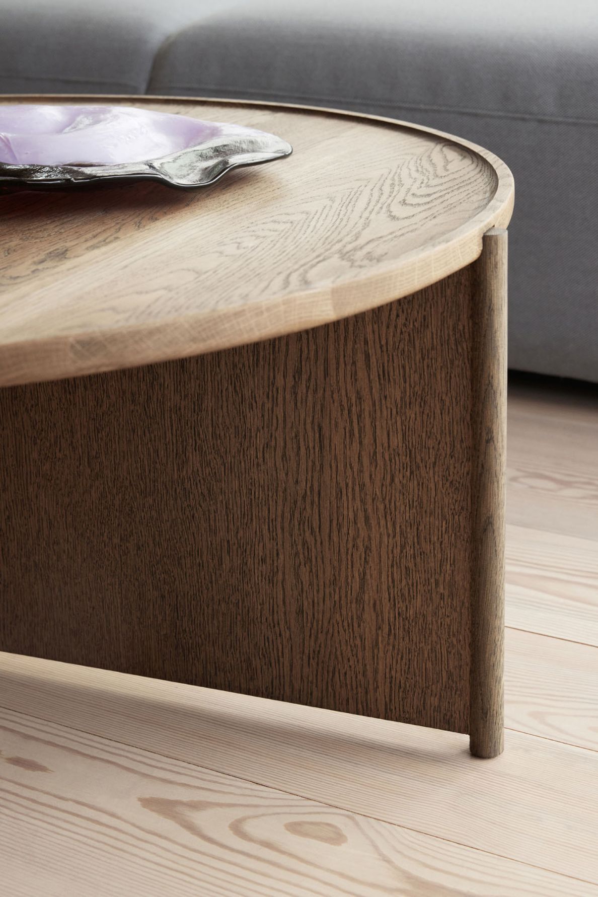 Cling salontafel Ø70 cm licht eiken Northern