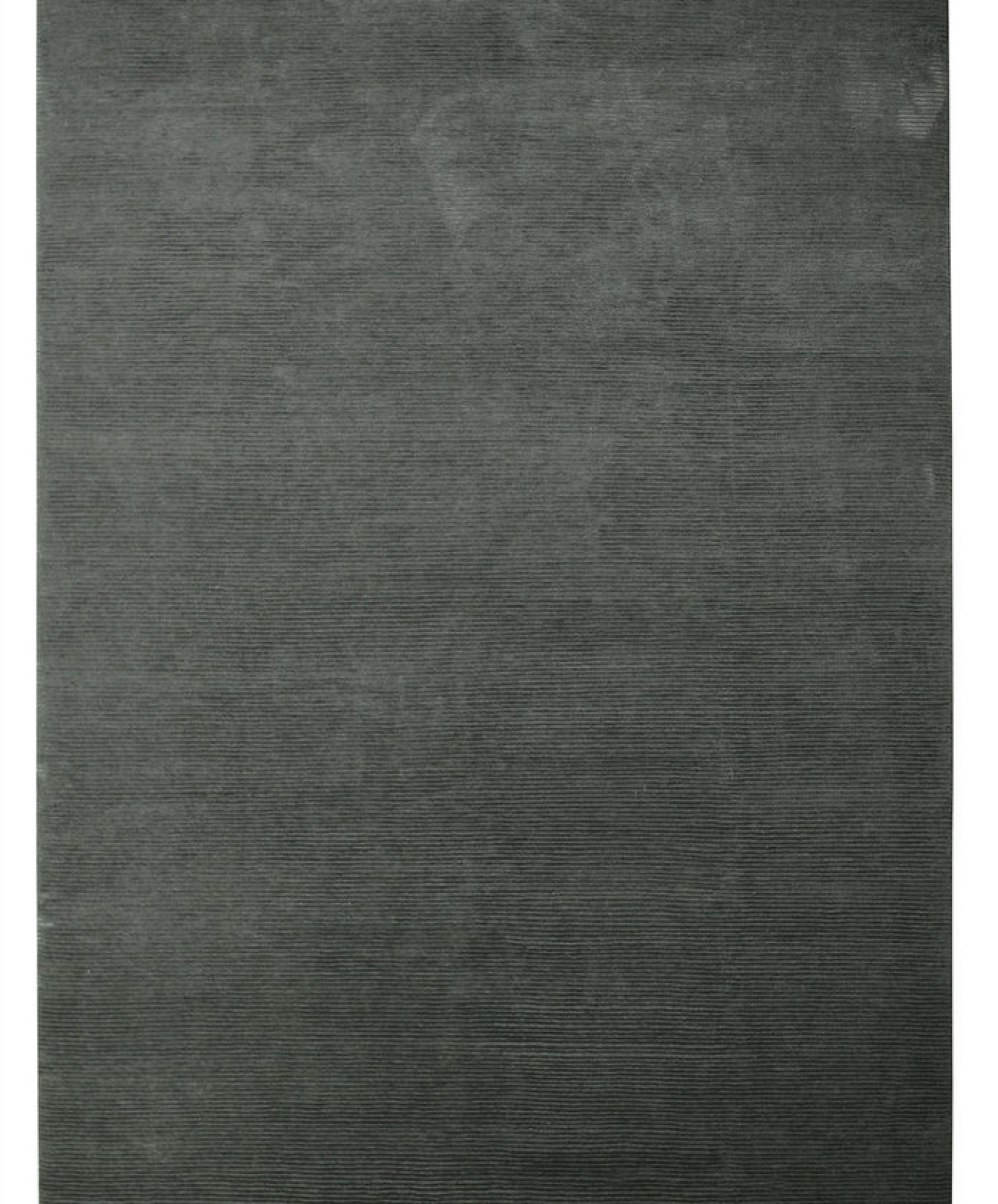 Grauer D-Range Teppich von Designercarpets mit feiner, horizontaler Textur für Wohnzimmer und Schlafzimmer.