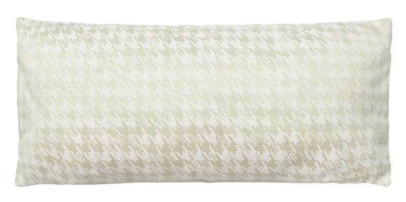 Blomus Stay Kissen Special Edition 80x40 cm für Outdoor, helles Zickzack-Muster.