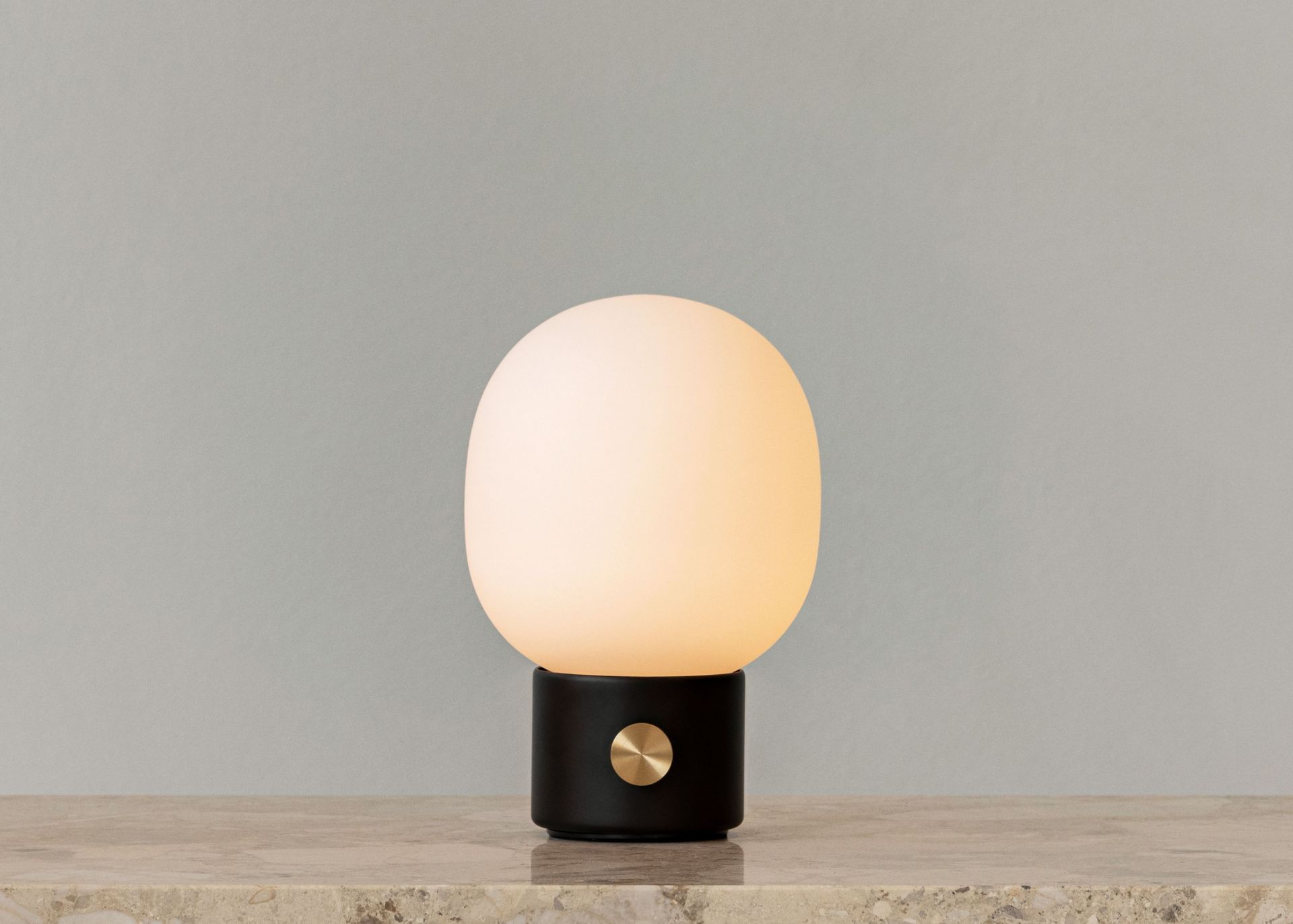 JWDA tafellamp, oplaadbare lamp, ZWART, Audo, UNIEK EXEMPLAAR