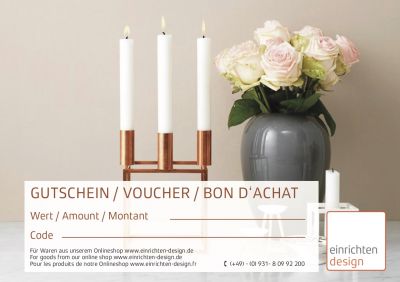 Abbildung eines Geburtstagsgutscheins im Wert von 50 Euro, ideal als Geschenkidee.