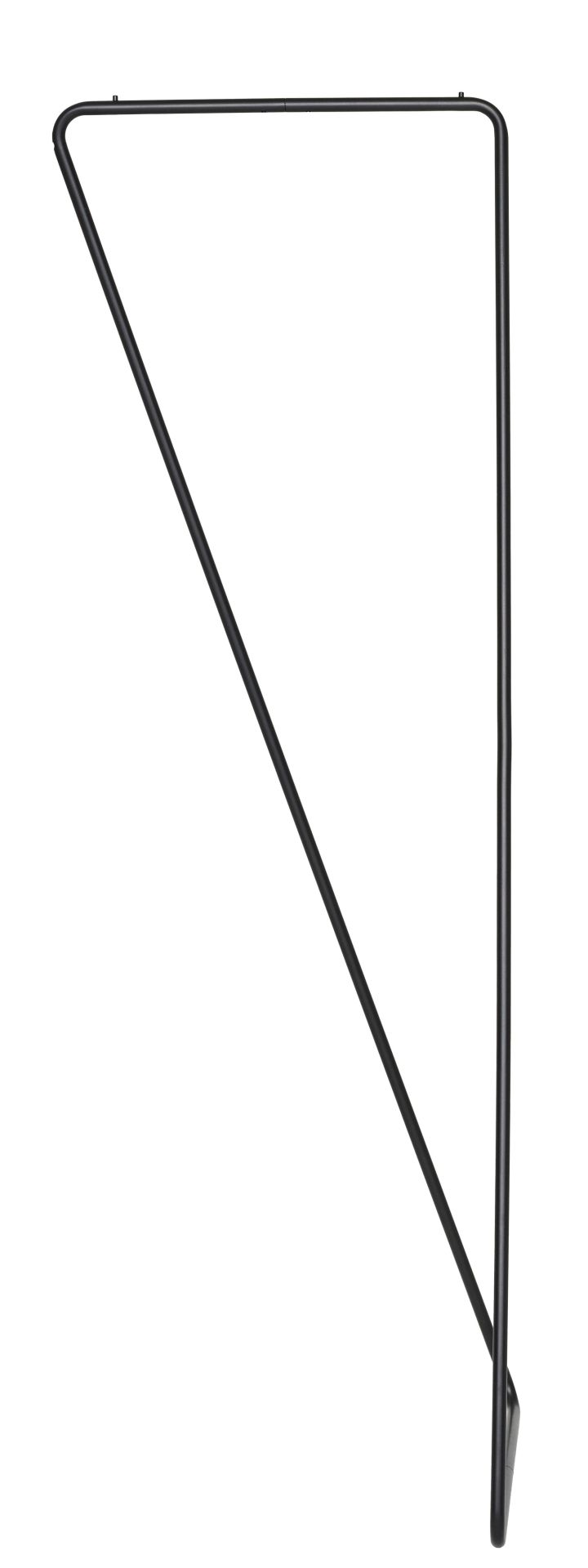 Schönbuch Linnea Wandgarderobe, minimalistisches Design, schwarzes Metall, moderne Garderobenlösung für Flur und Eingangsbereich.