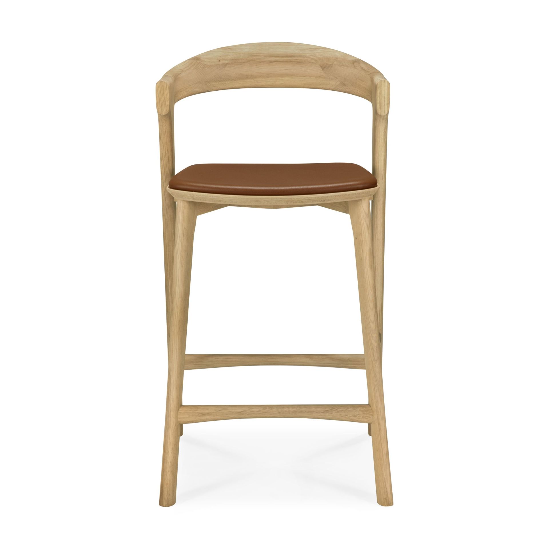 Bok-barkruk met zitkussen, hoogte 93 cm, Ethnicraft