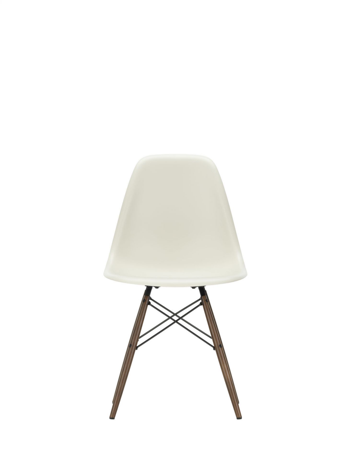 Eames Plastic Side Chair DSW stoel Vitra esdoorn zwart-groen