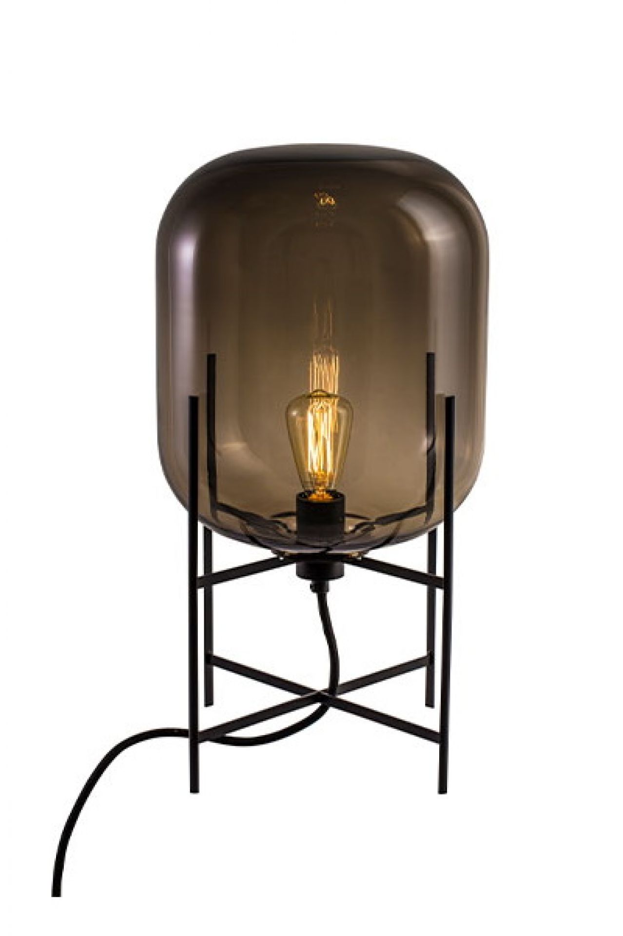 Oda Small tafellamp rookgrijs Pulpo
