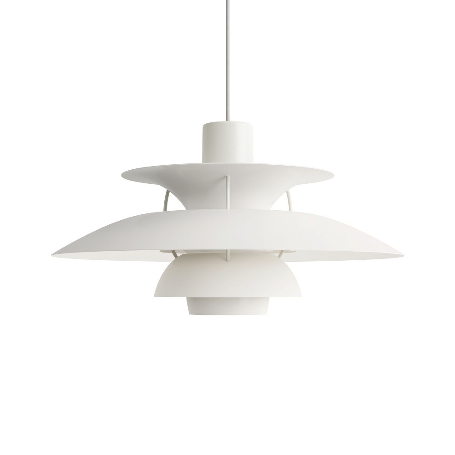 PH 5 Monochrome hanglamp van Louis Poulsen 